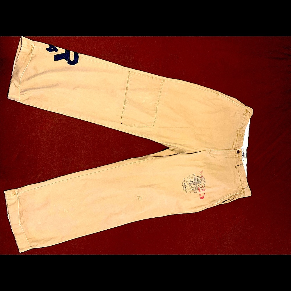 Tan Ralph Lauren Carpenter Khakis